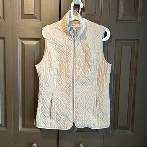 Cleo Cream Quilted Vest